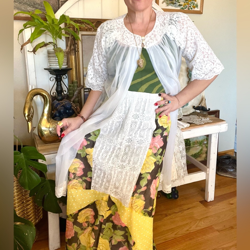 Vintage The “Hippie” Fairy 🧚 Patchwork Maxi Skirt